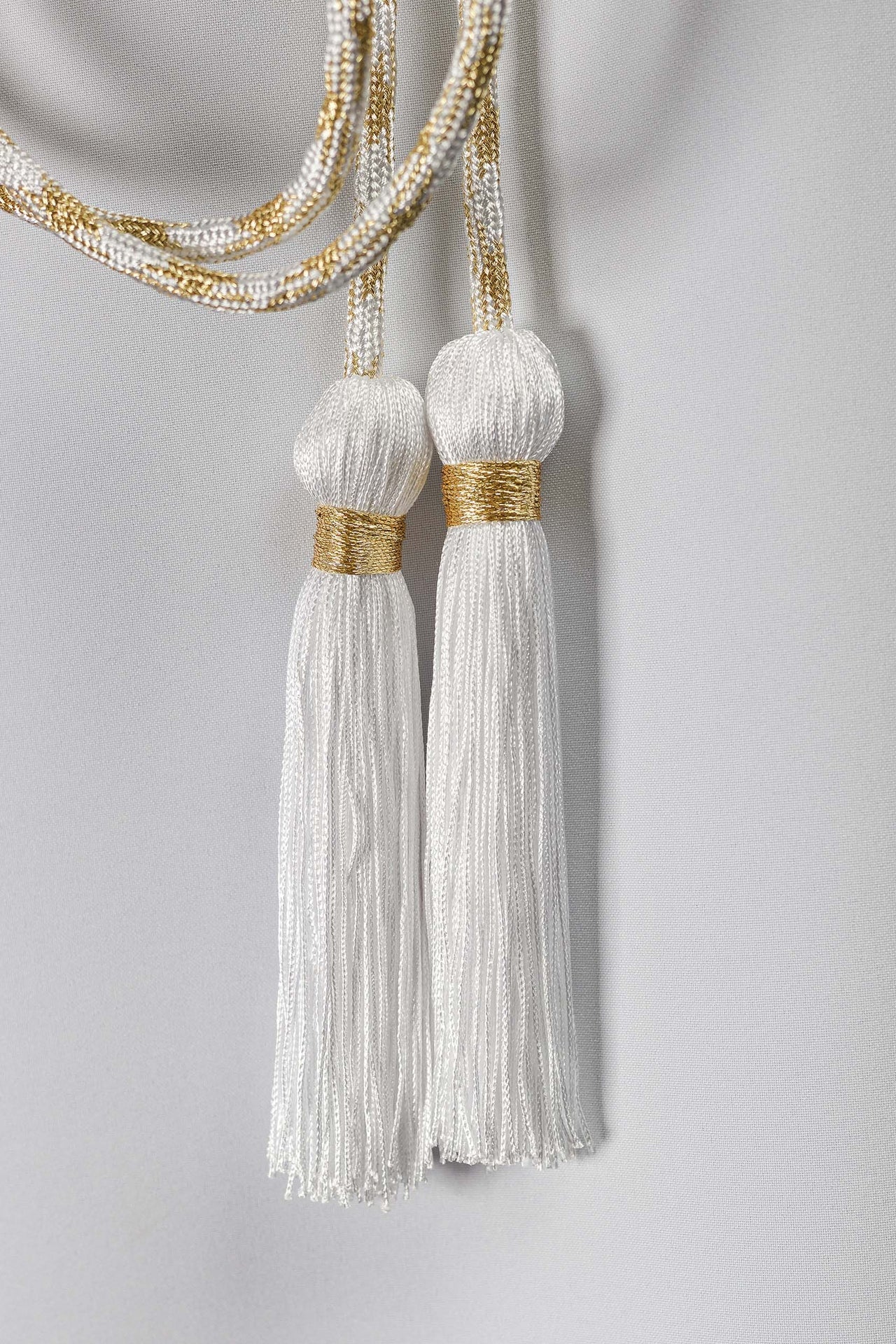 Cingulum liturgiczne biało-złote - ORNATY.PL