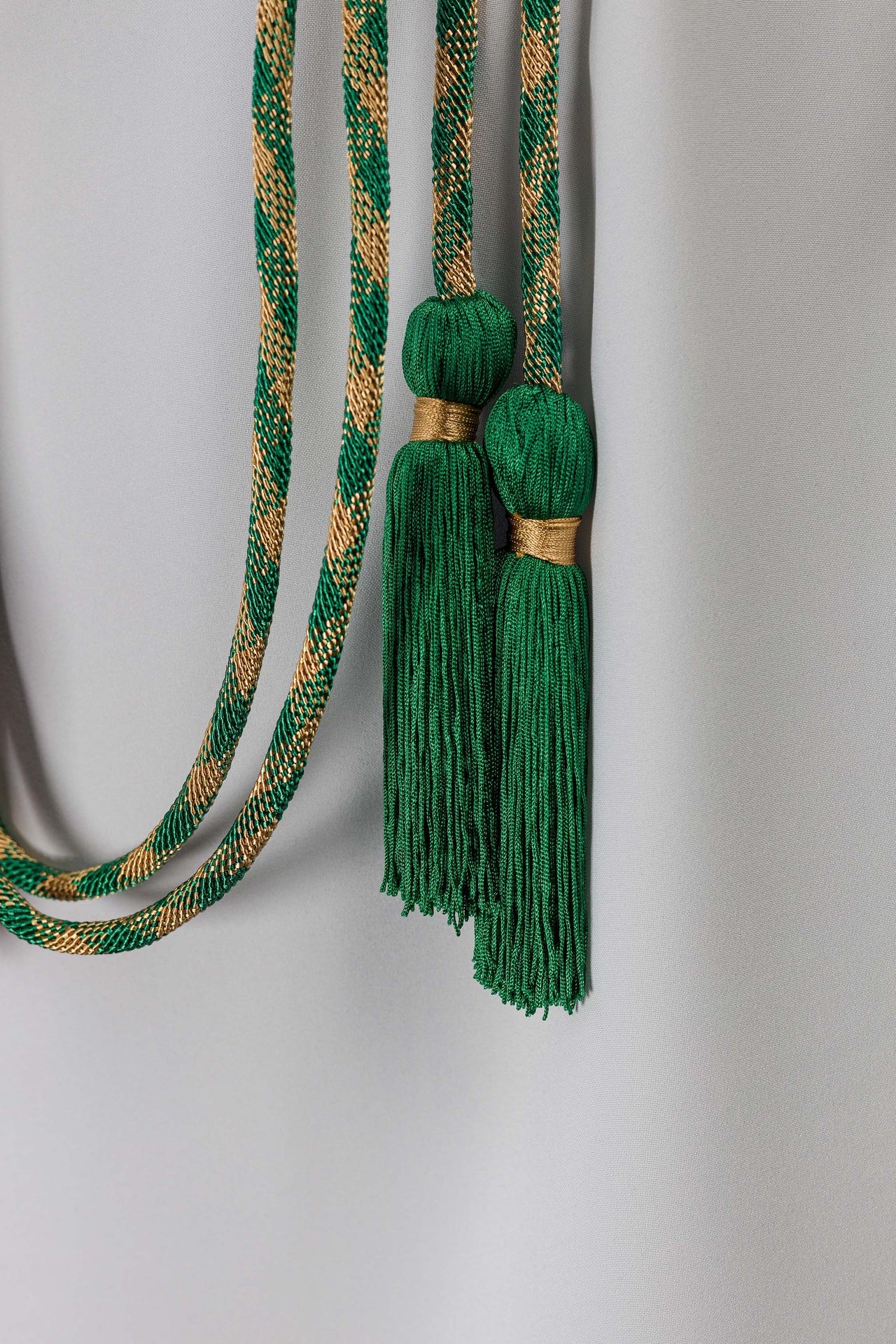 Cingulum liturgiczne zielono-złote premium - ORNATY.PL