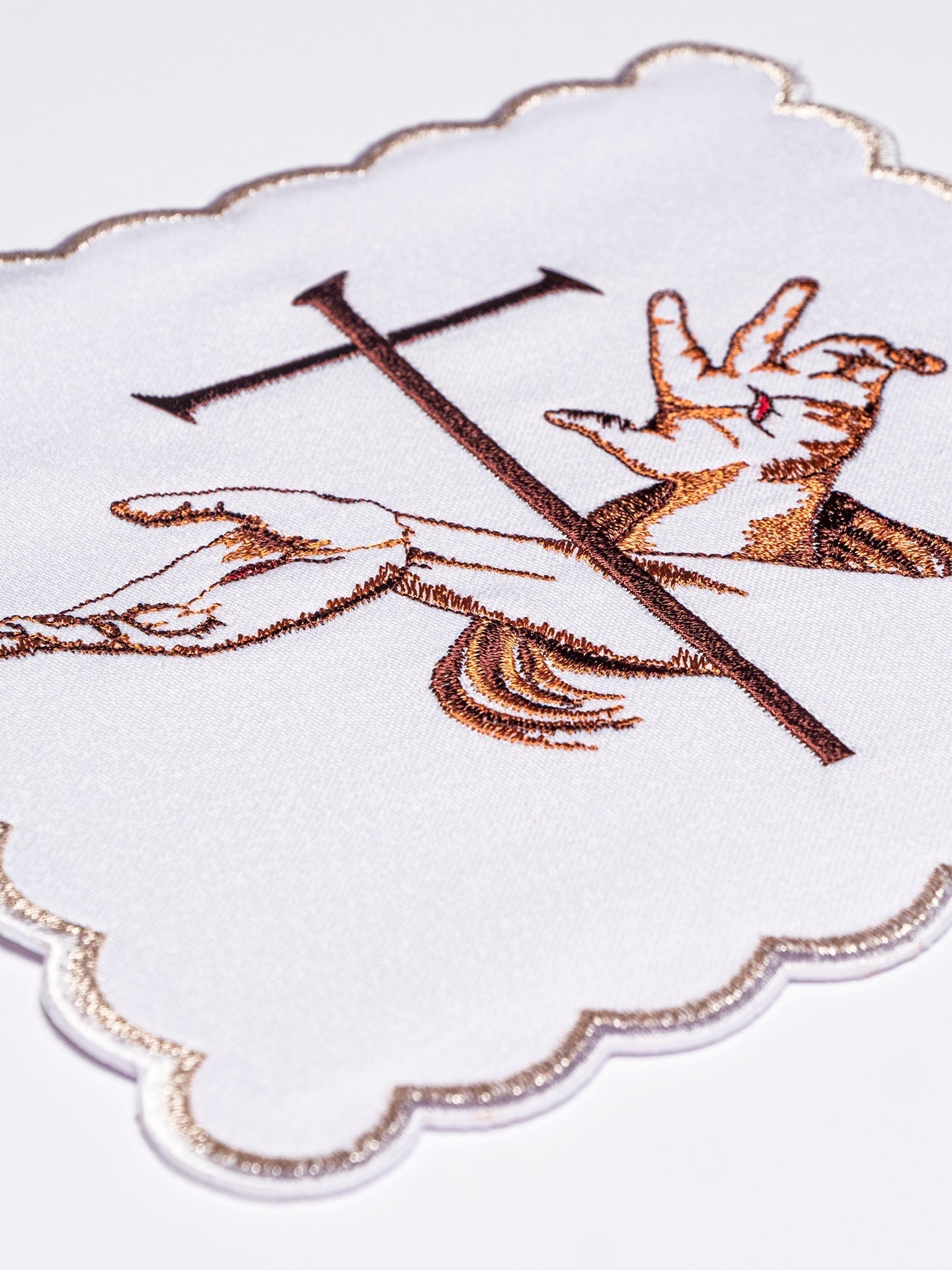 Bielizna Kielichowa Franciszkański Symbol Krzyż i Dłonie - alba.pl