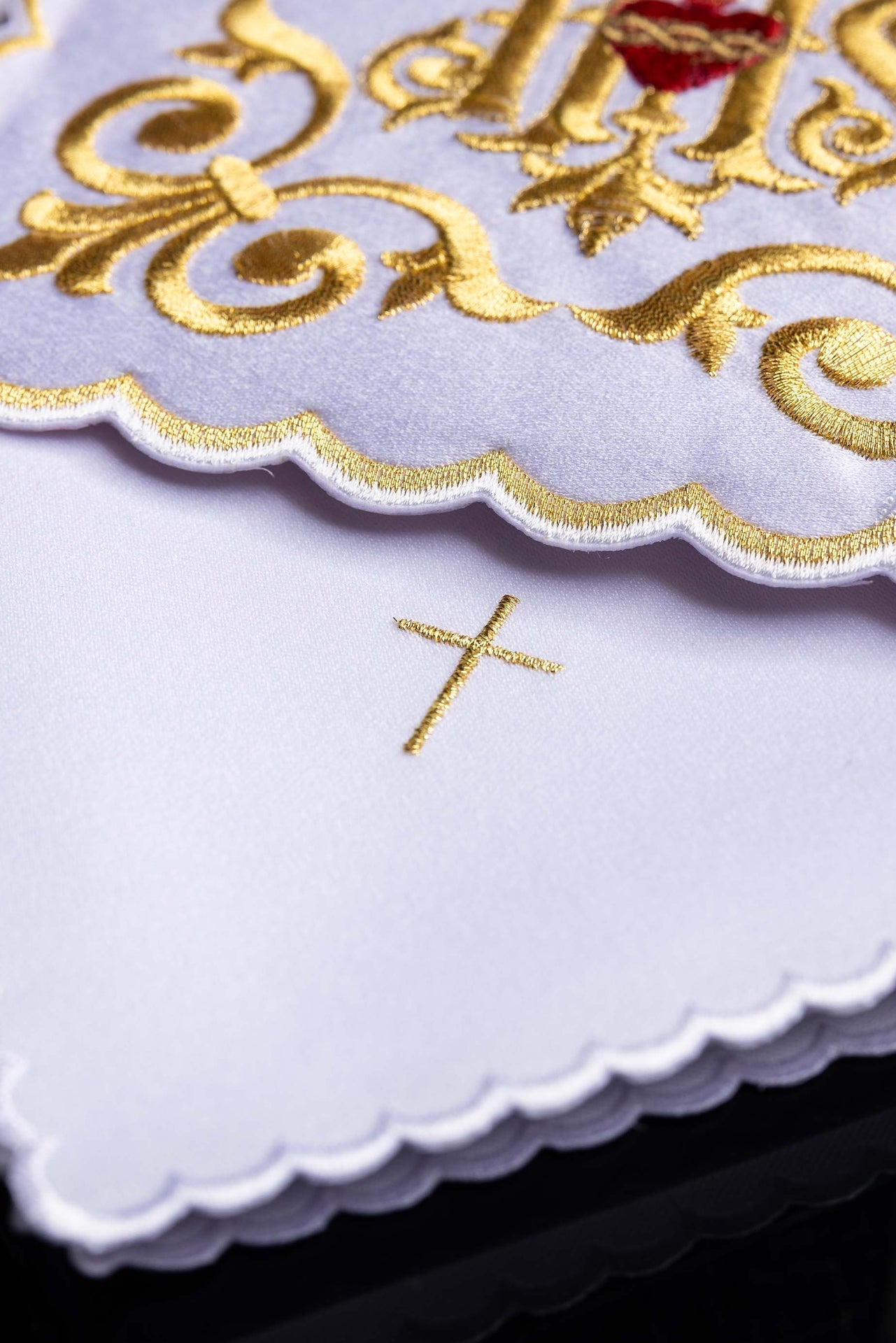 Bielizna Kielichowa Złota IHS Komplet 4 Części - Elegancki Zestaw - alba.pl