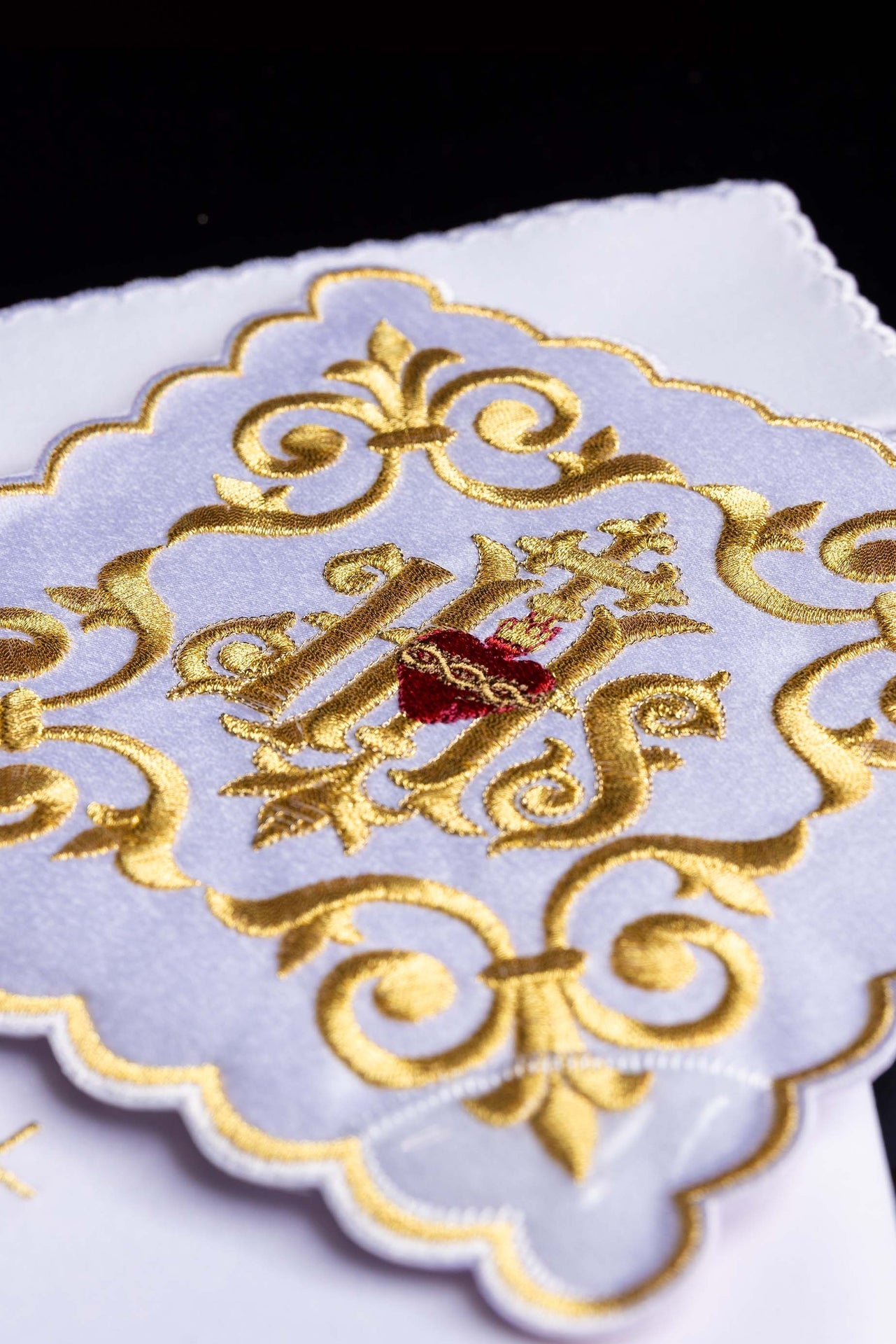 Bielizna Kielichowa Złota IHS Komplet 4 Części - Elegancki Zestaw - alba.pl