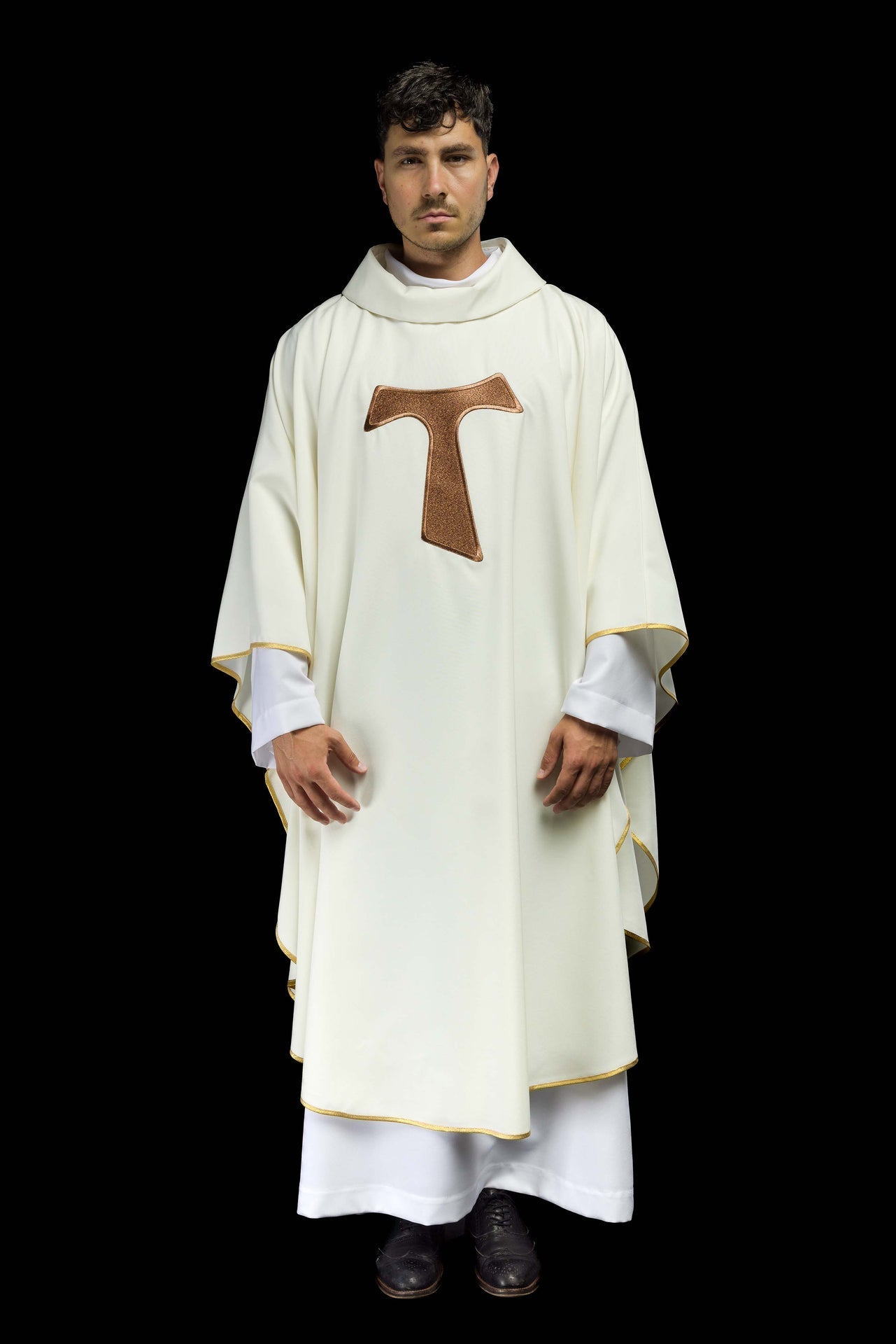 Ornat Liturgiczny z Krzyżem Tau Franciszkańskim - Polski Produkt - alba.pl