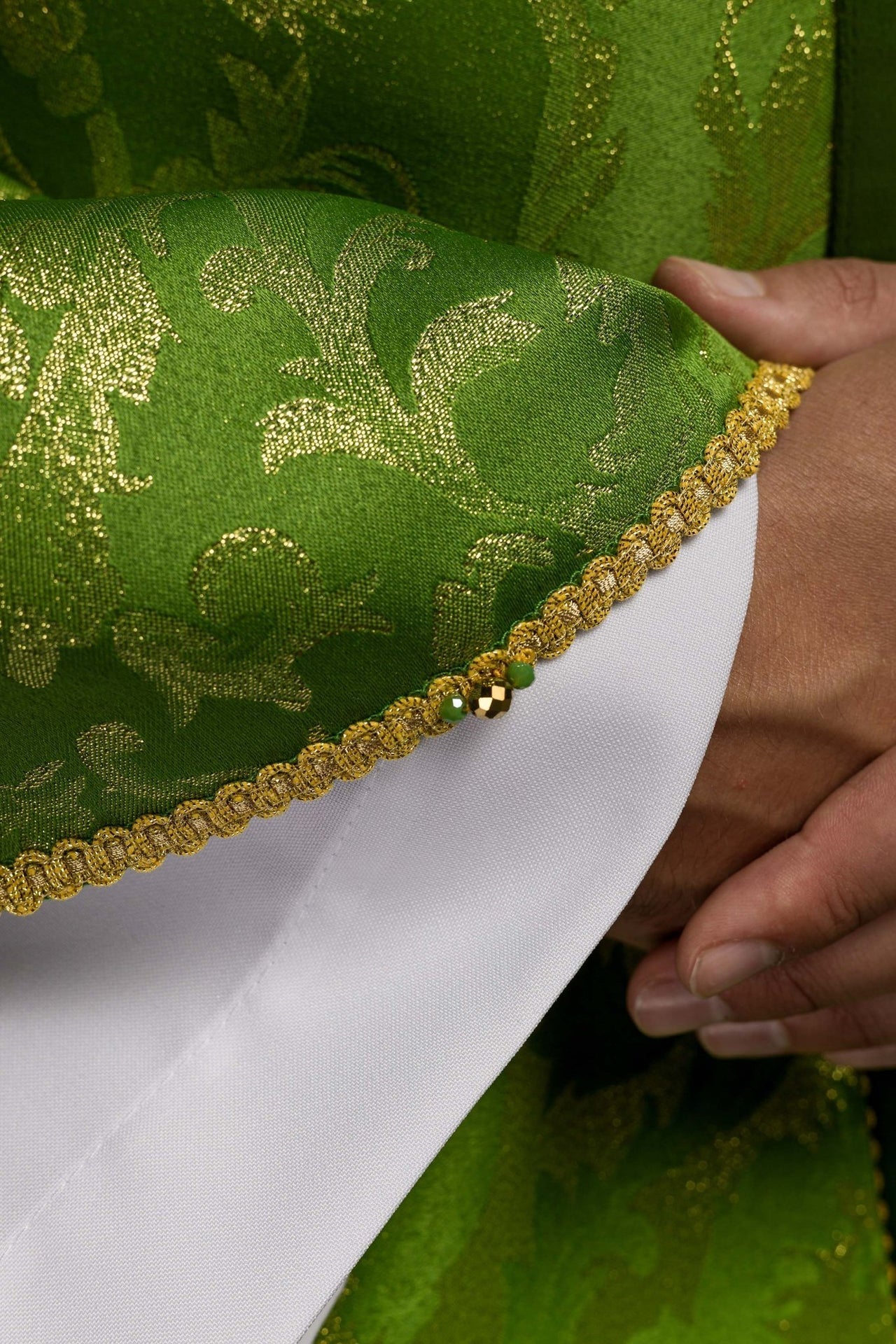 Ornat Ręcznie Robiony z Kamieniami Szlachetnymi - Kolekcja Handmade 7003 - alba.pl