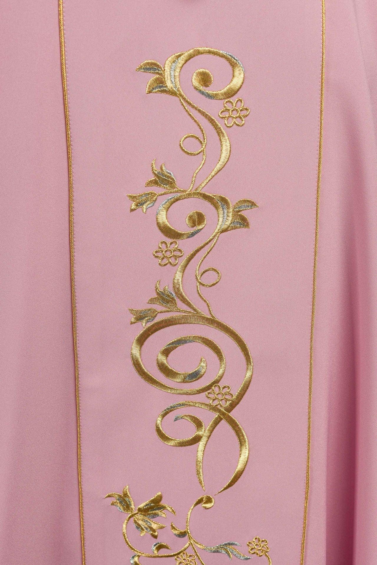 Ornat Różowy Haftowany IHS Symbol Eucharystyczny - alba.pl