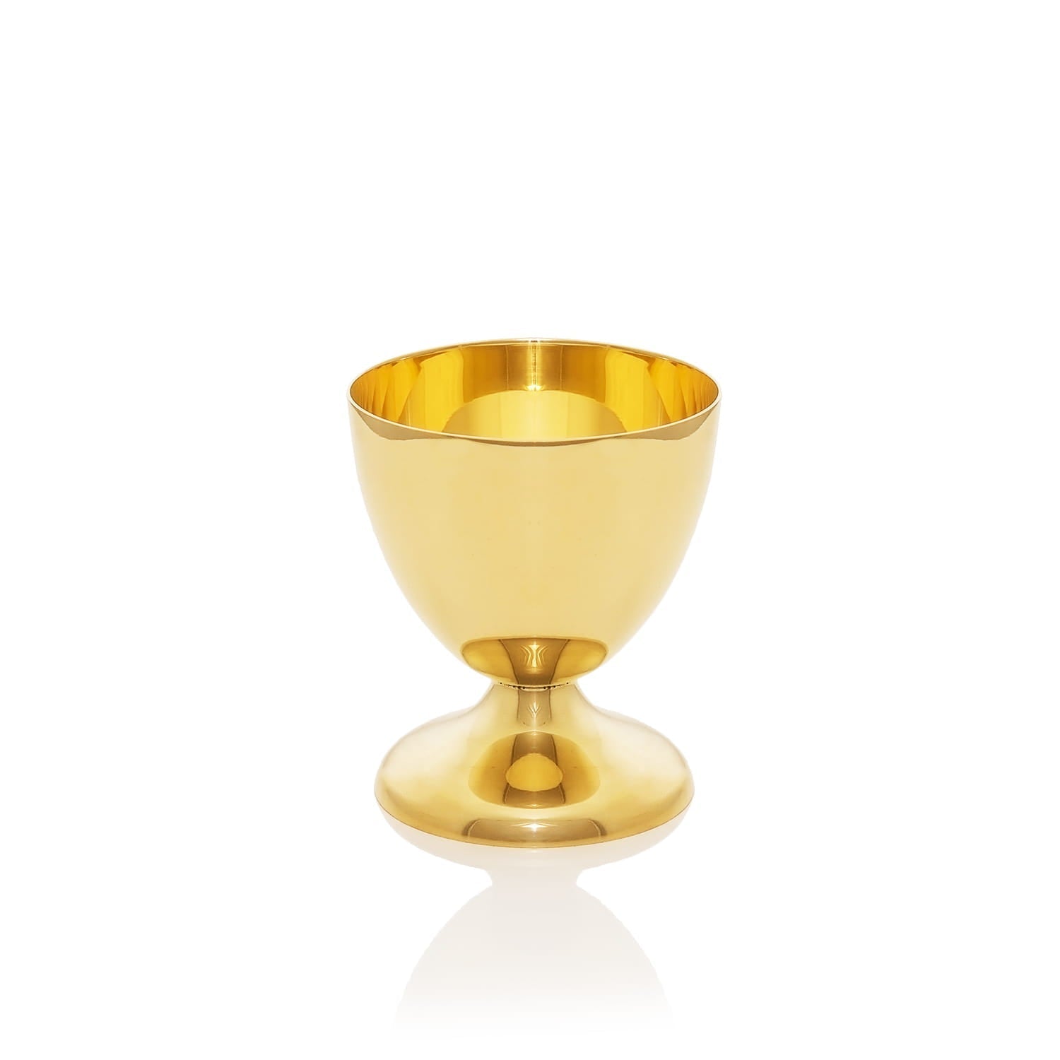 Pozłacany Kielich Mszalny z Mosiądzu - Klasyczny Design - alba.pl