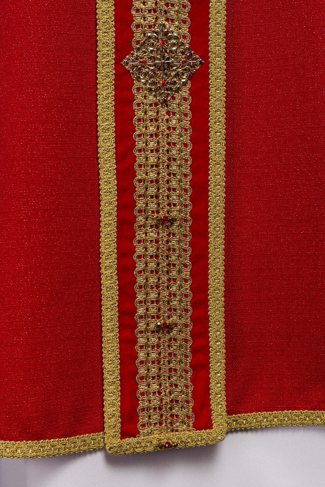 Ręcznie Wykonany Ornat z Kamieniami Naturalnymi Handmade 7001 - alba.pl