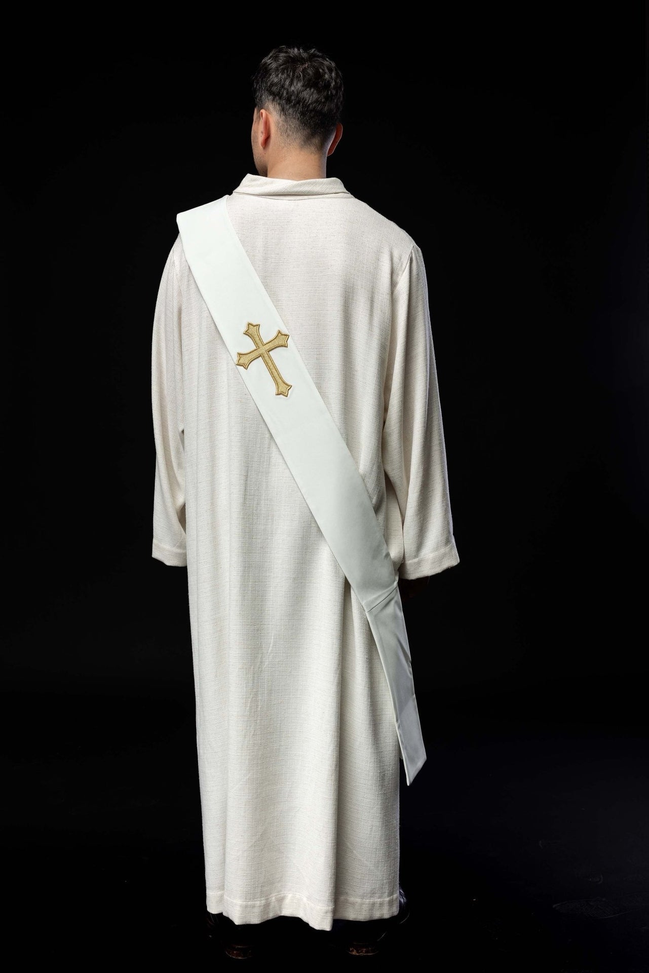 Stuła Diakońska z Krzyżem - Elegancka Szata Liturgiczna - alba.pl