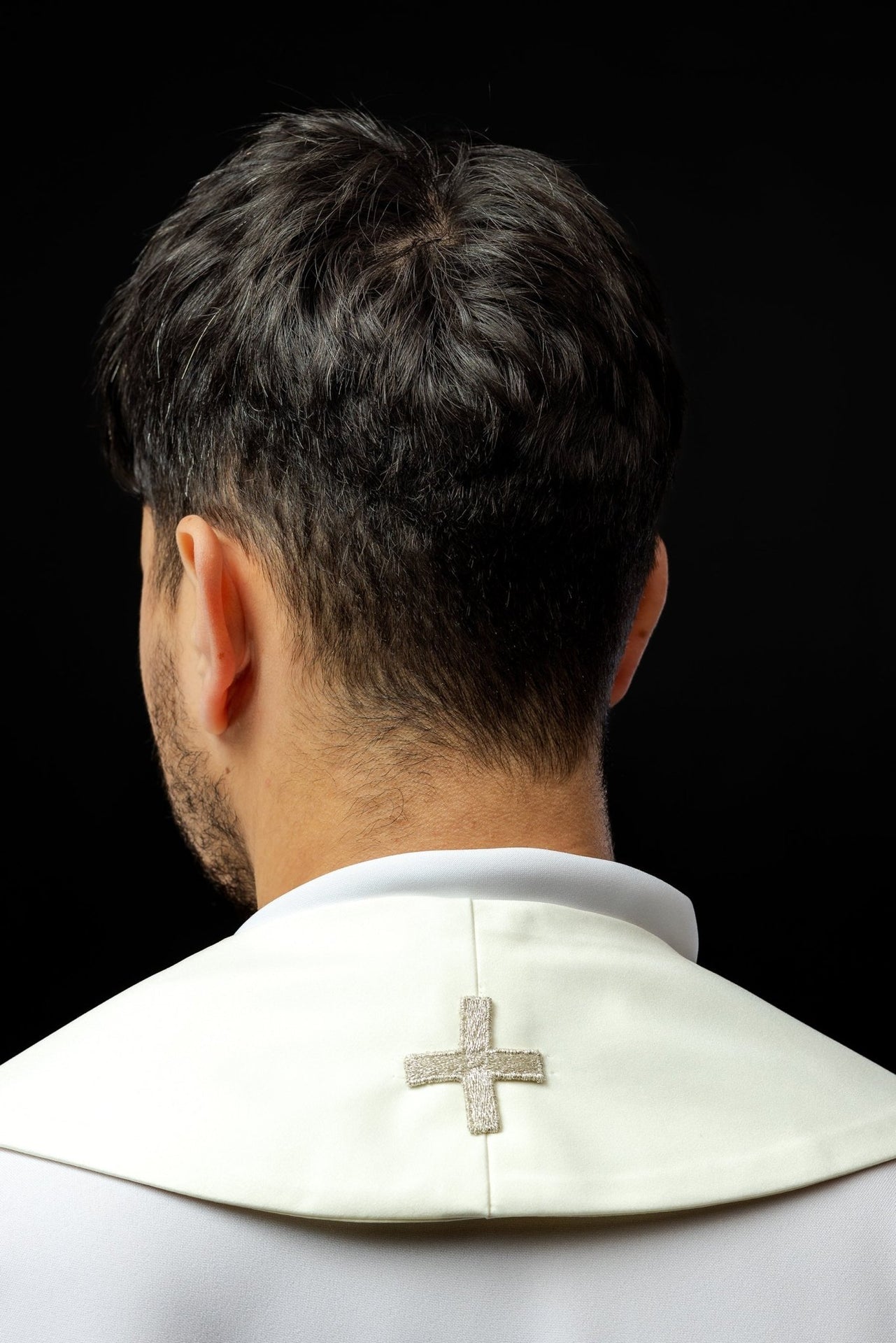 Stuła Maryjna Haftowana Niebieską Nicią - Symbol Maryjny - alba.pl