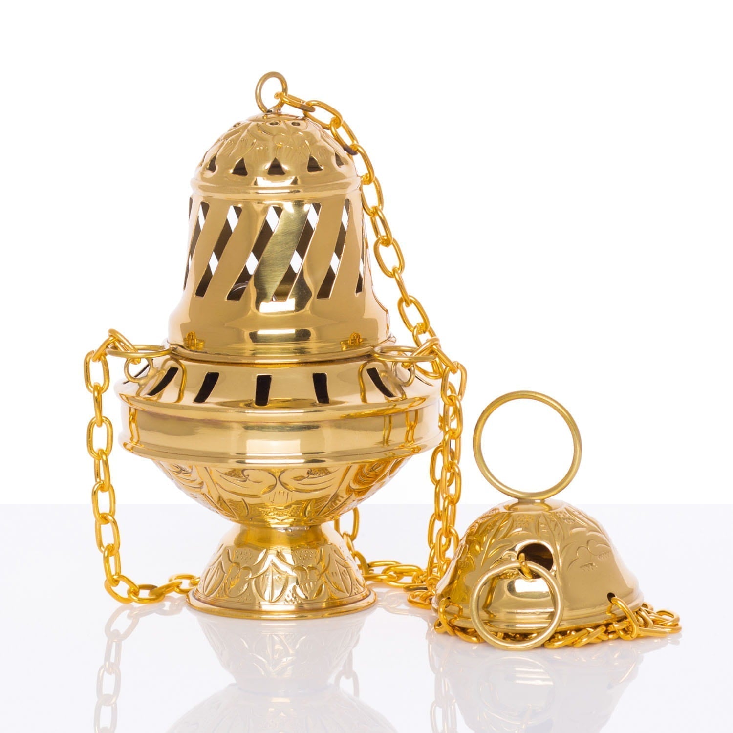 Trybularz Mosiężny 15 cm - Santiago de Compostela - Elegancki - alba.pl