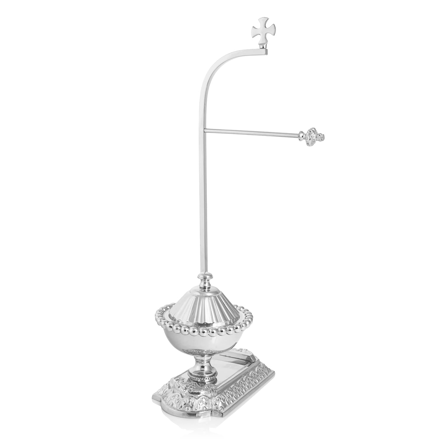 Wieszak na Puryfikaterz Vasculum Mosiądz Niklowany 38 cm - alba.pl