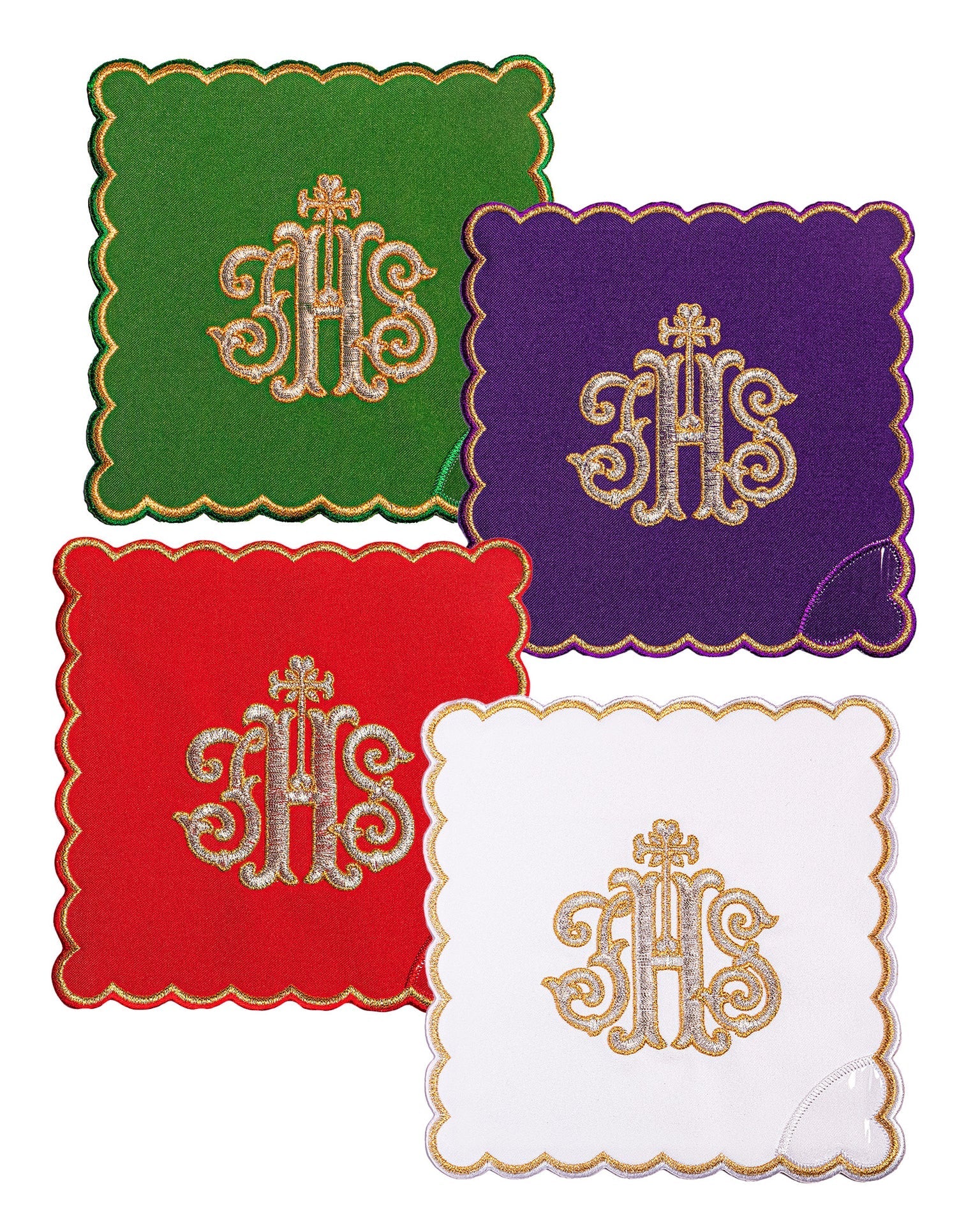 Zestaw Palek Liturgicznych IHS - Cztery Kolory Eucharystyczne - alba.pl
