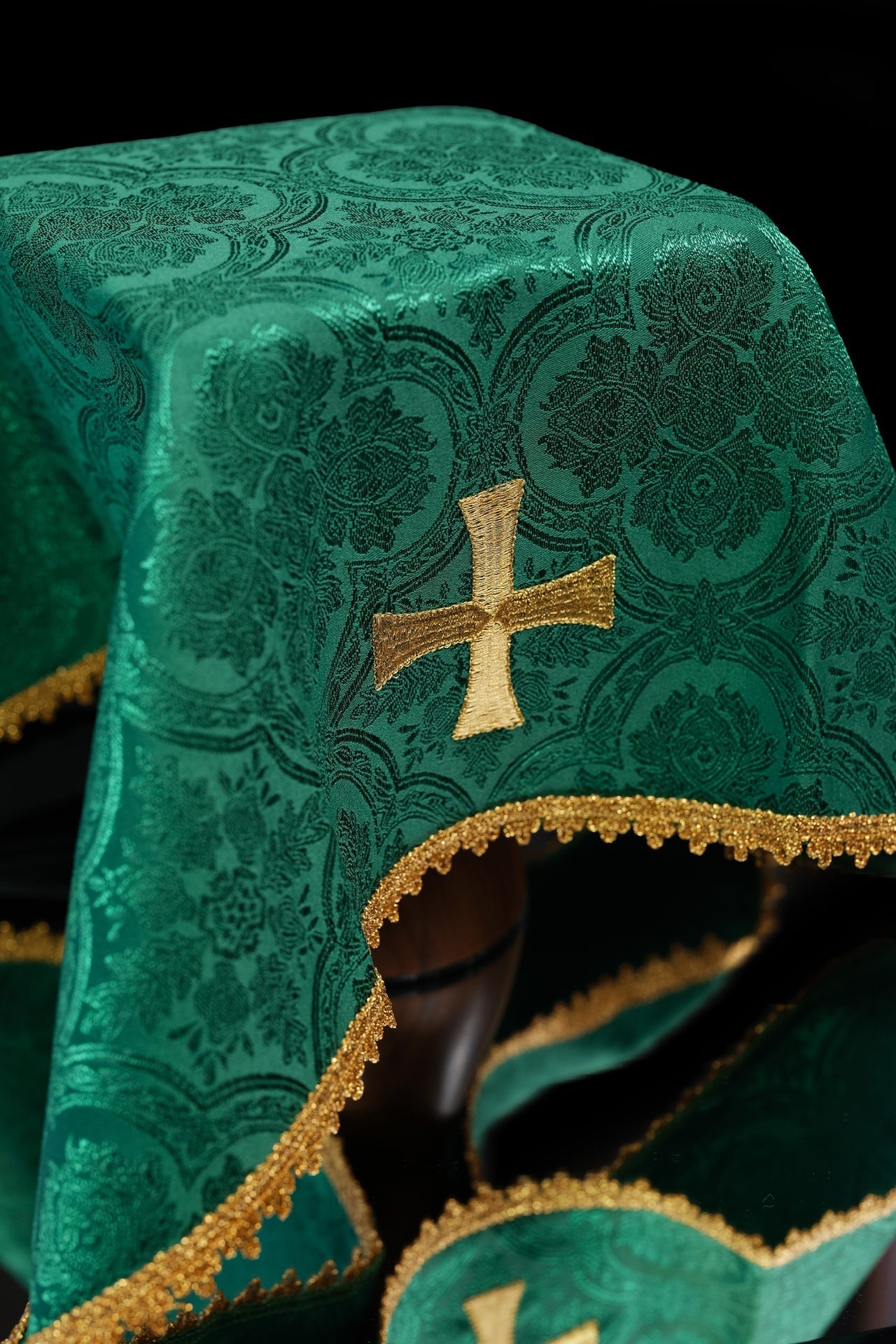 Zestaw Welonów Kielichowych Żakardowych Cztery Kolory Liturgiczne - alba.pl