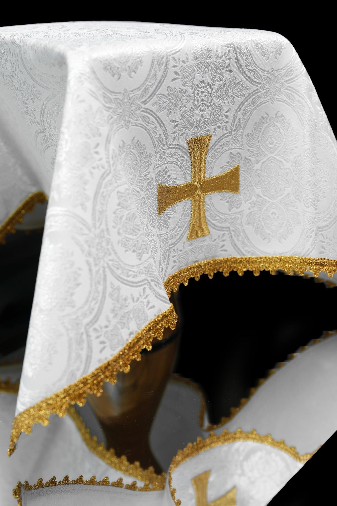 Zestaw żakardowych welonów na kielich w czterech kolorach liturgicznych - ORNATY.PL