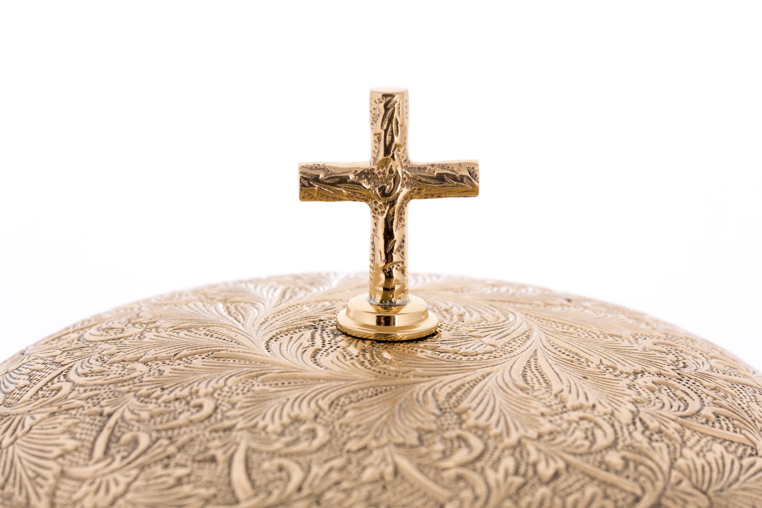 Gong Pojedynczy Mosiężny z Drewnianym Młotkiem - 24 cm - alba.pl