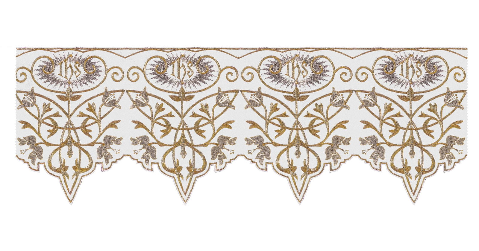 Metraż z monogramem IHS w kolorze