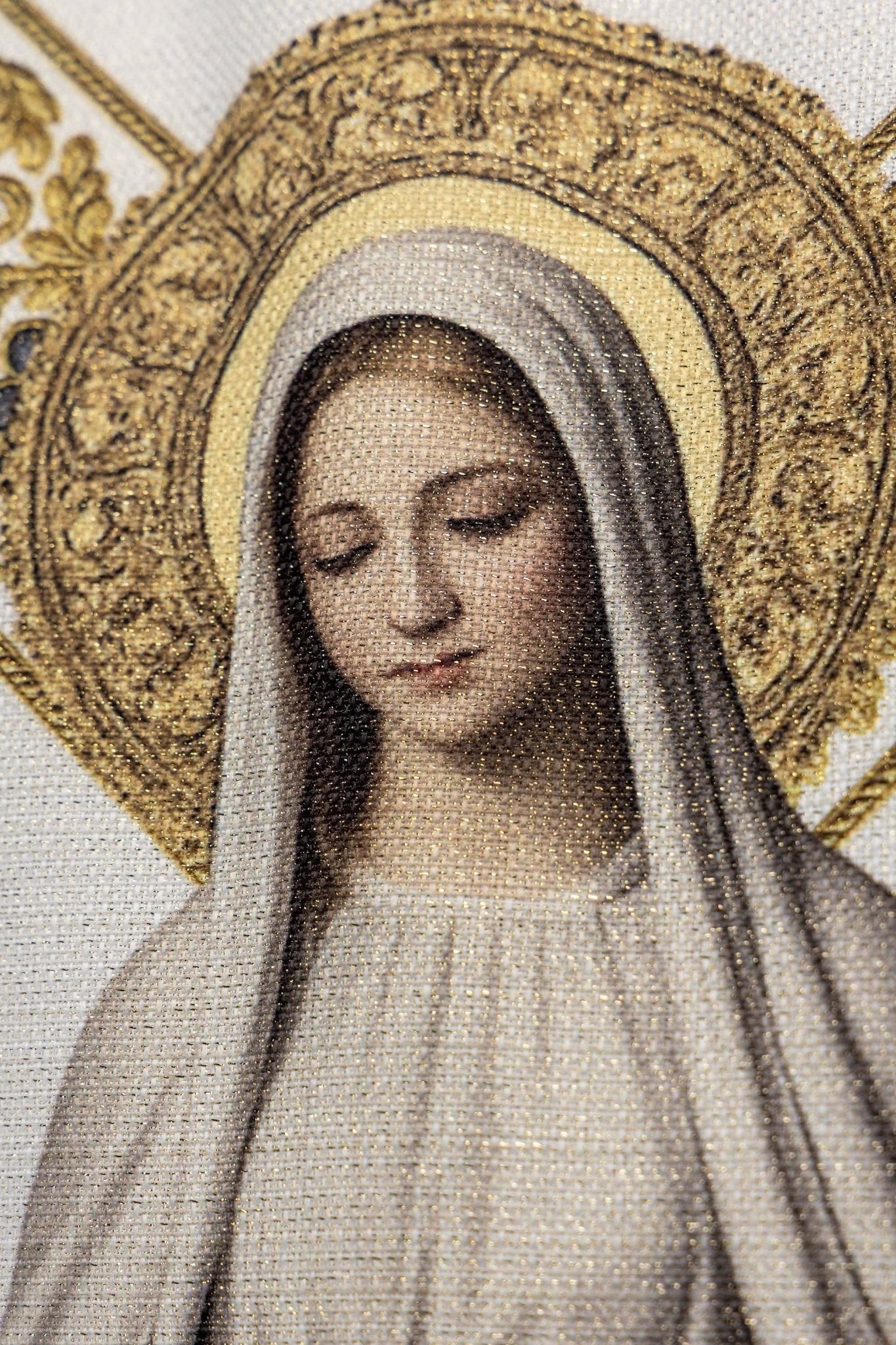 Ornat drukowany z wizerunkiem Matki Bożej z Lourdes - alba.pl