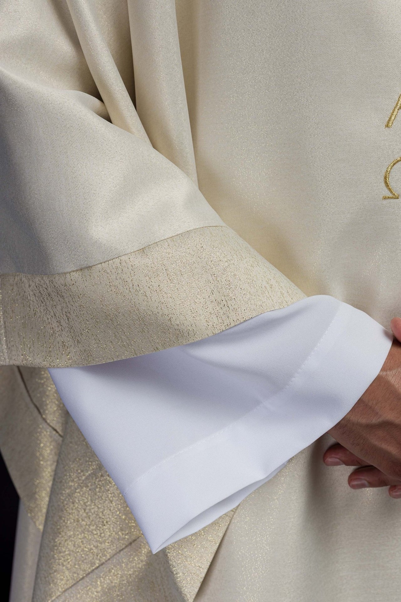Ornat Liturgiczny Ecru z Krzyżem i Kłosem - Polski Producent - alba.pl
