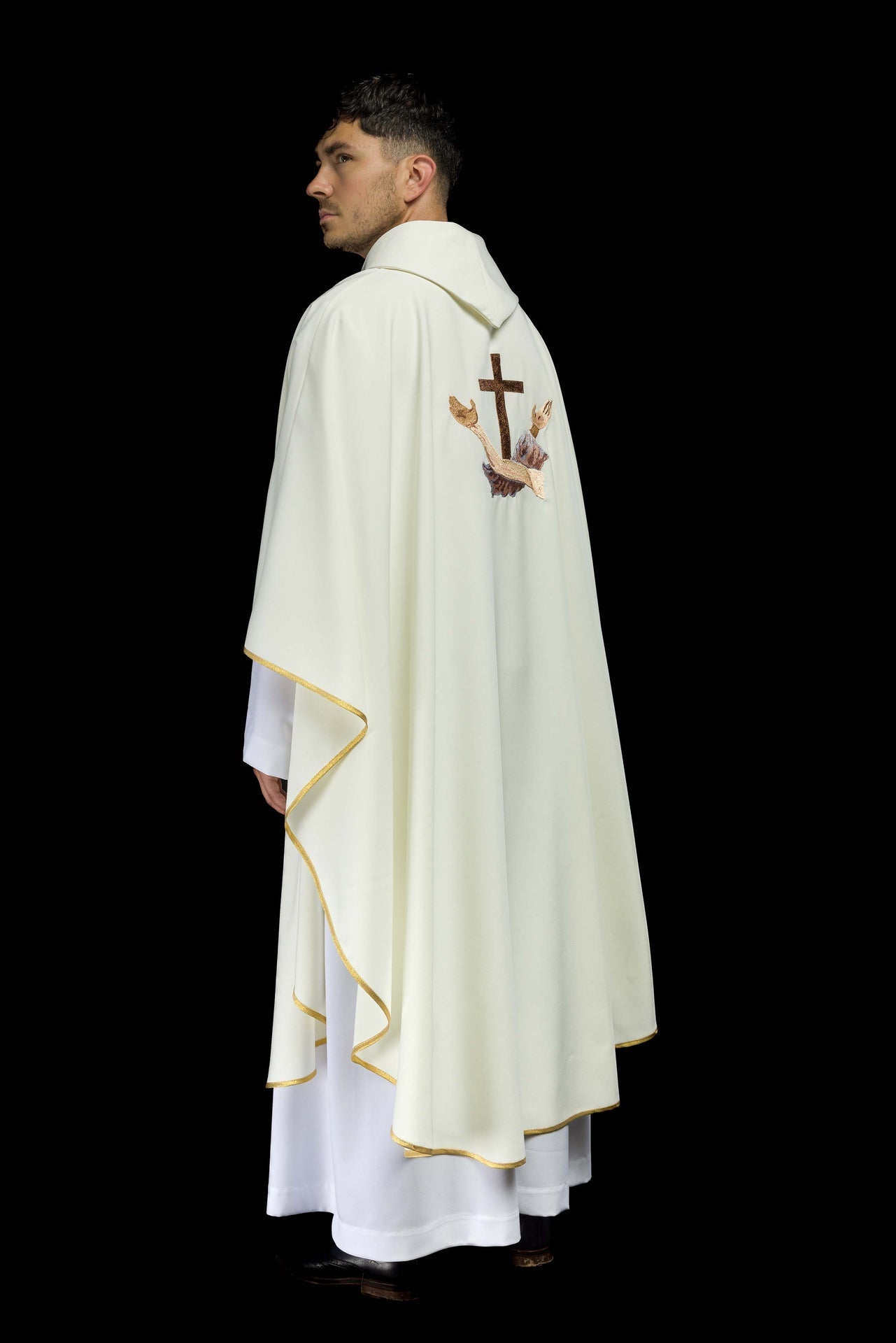 Ornat Liturgiczny z Krzyżem Tau Franciszkańskim - Polski Produkt - alba.pl