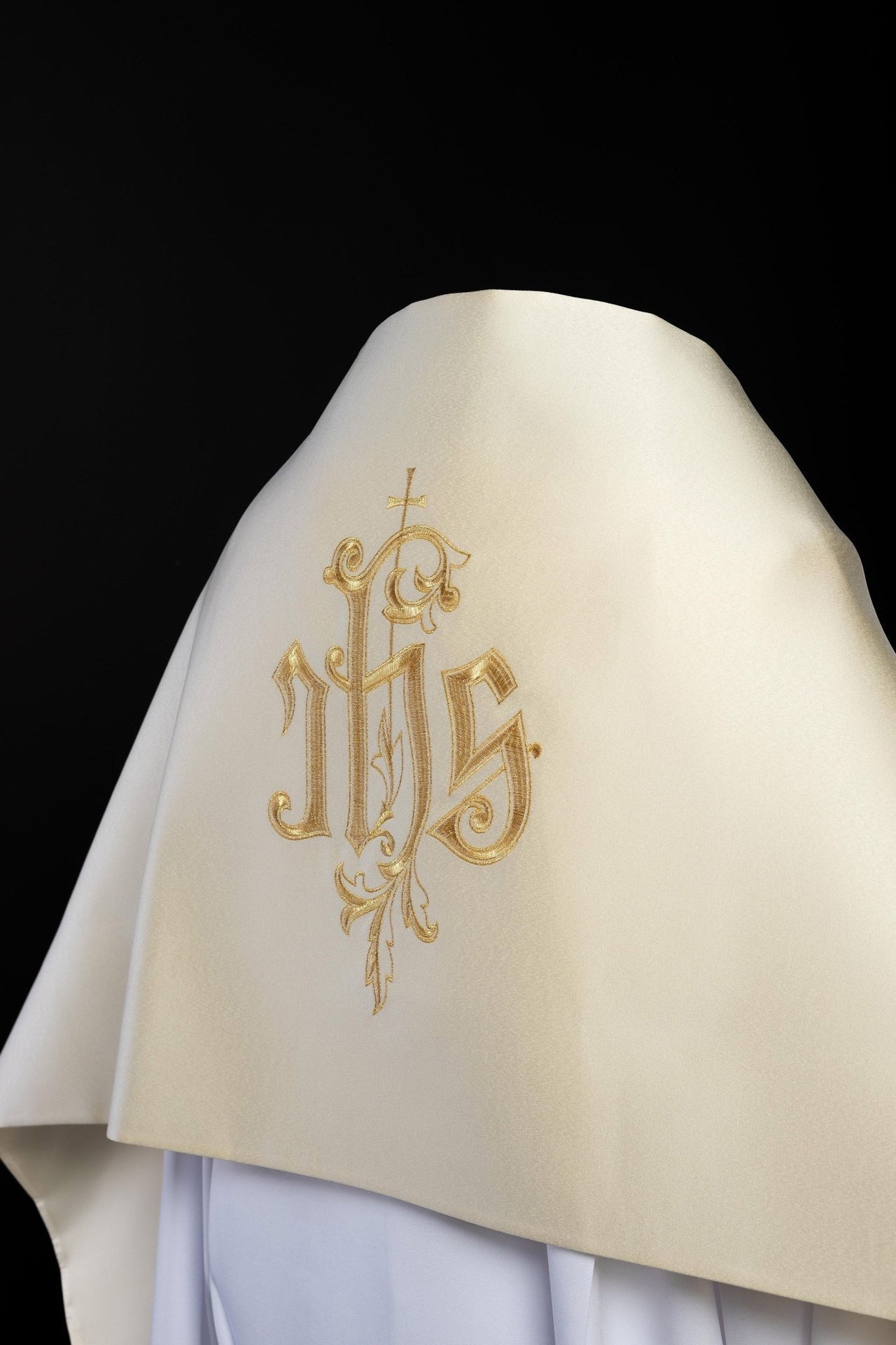 Welon Liturgiczny Naramienny IHS Haftowany Satyną - alba.pl