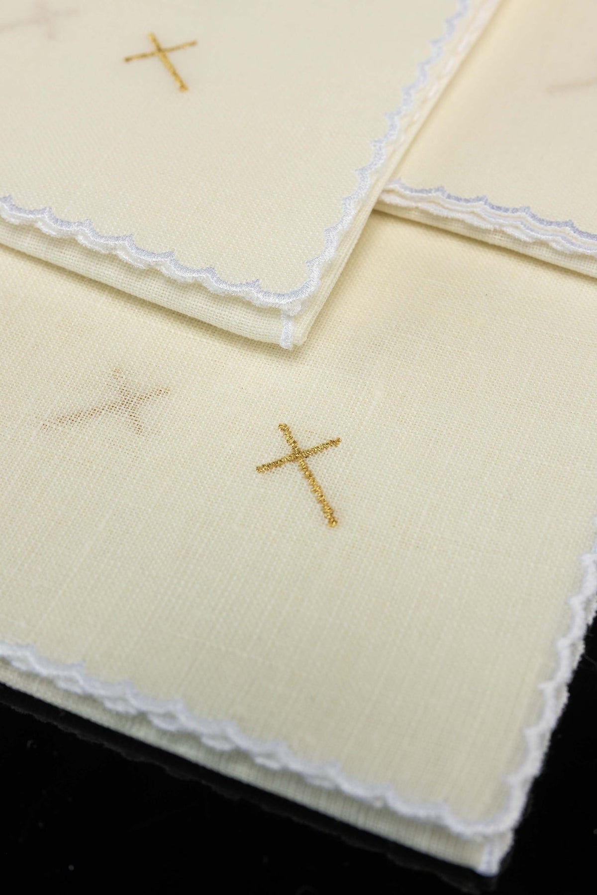 Zestaw 5 sztuk lnianego Korporału liturgicznego - alba.pl