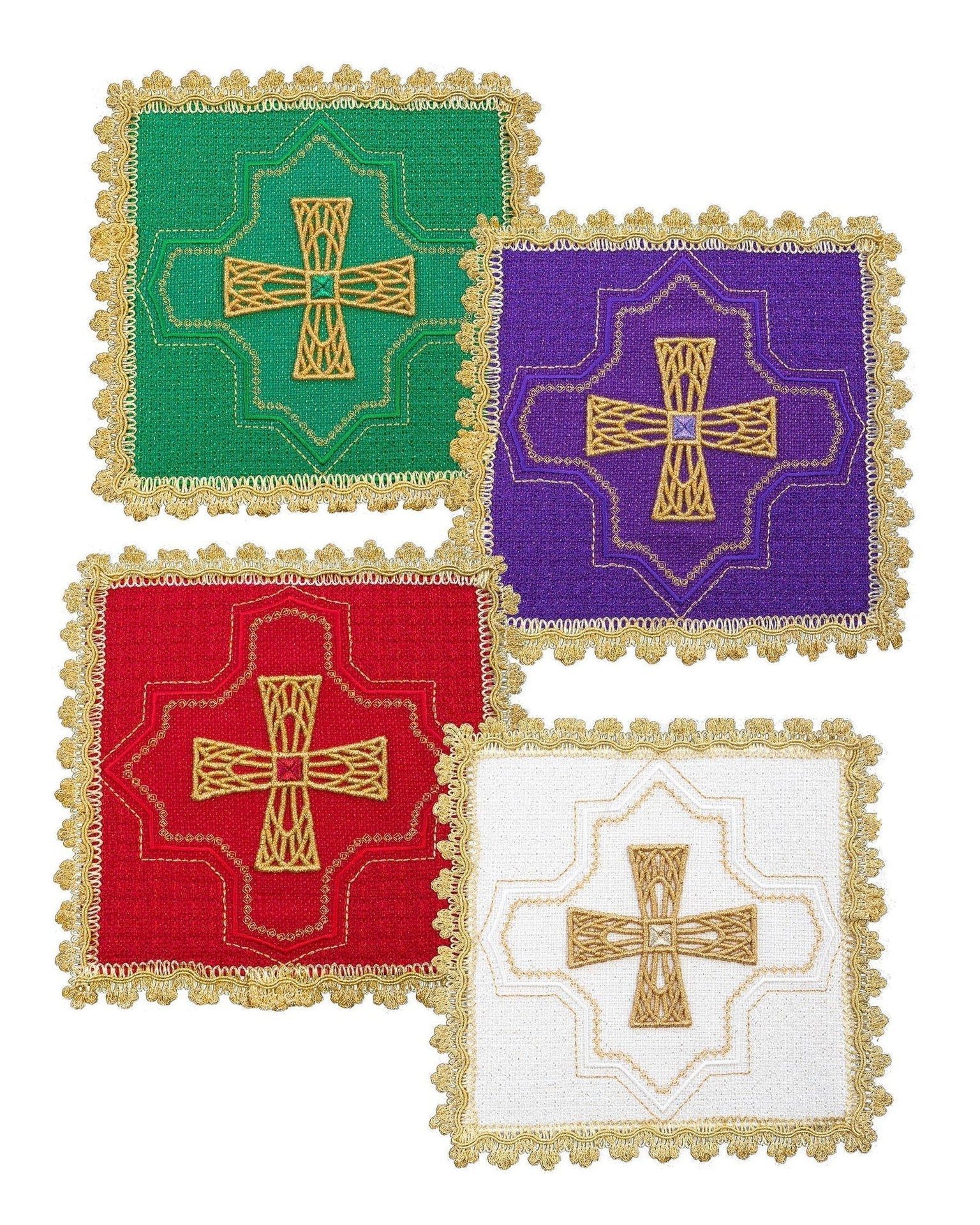 Zestaw Palek Liturgicznych Cztery Kolory w Pudełku - Prezent - alba.pl