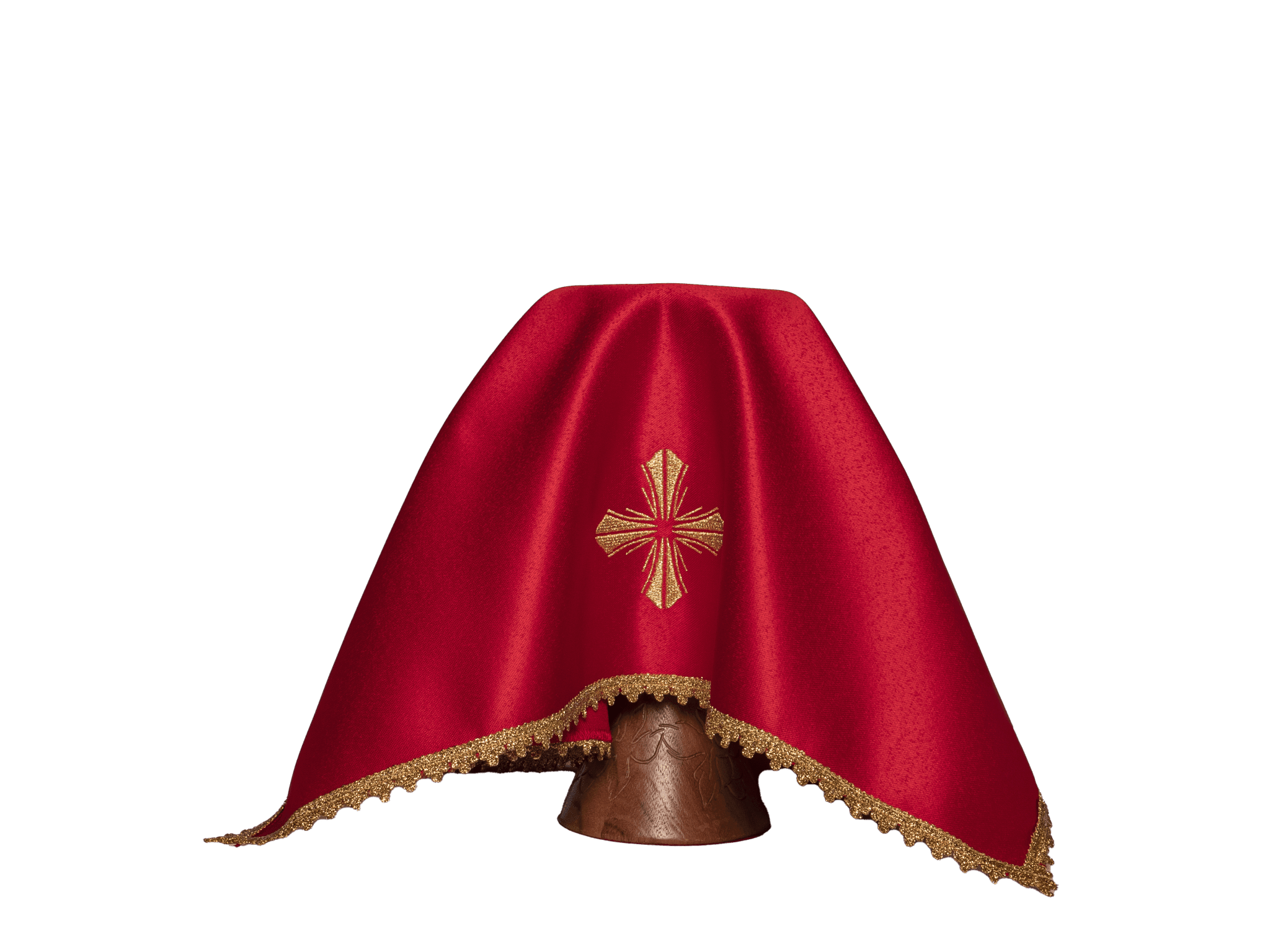 Zestaw Welonów Liturgicznych na Kielich - Cztery Kolory z Krzyżem - alba.pl