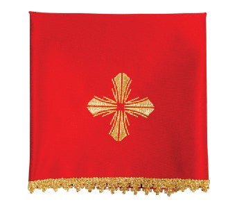 Zestaw Welonów Liturgicznych na Kielich - Cztery Kolory z Krzyżem - alba.pl