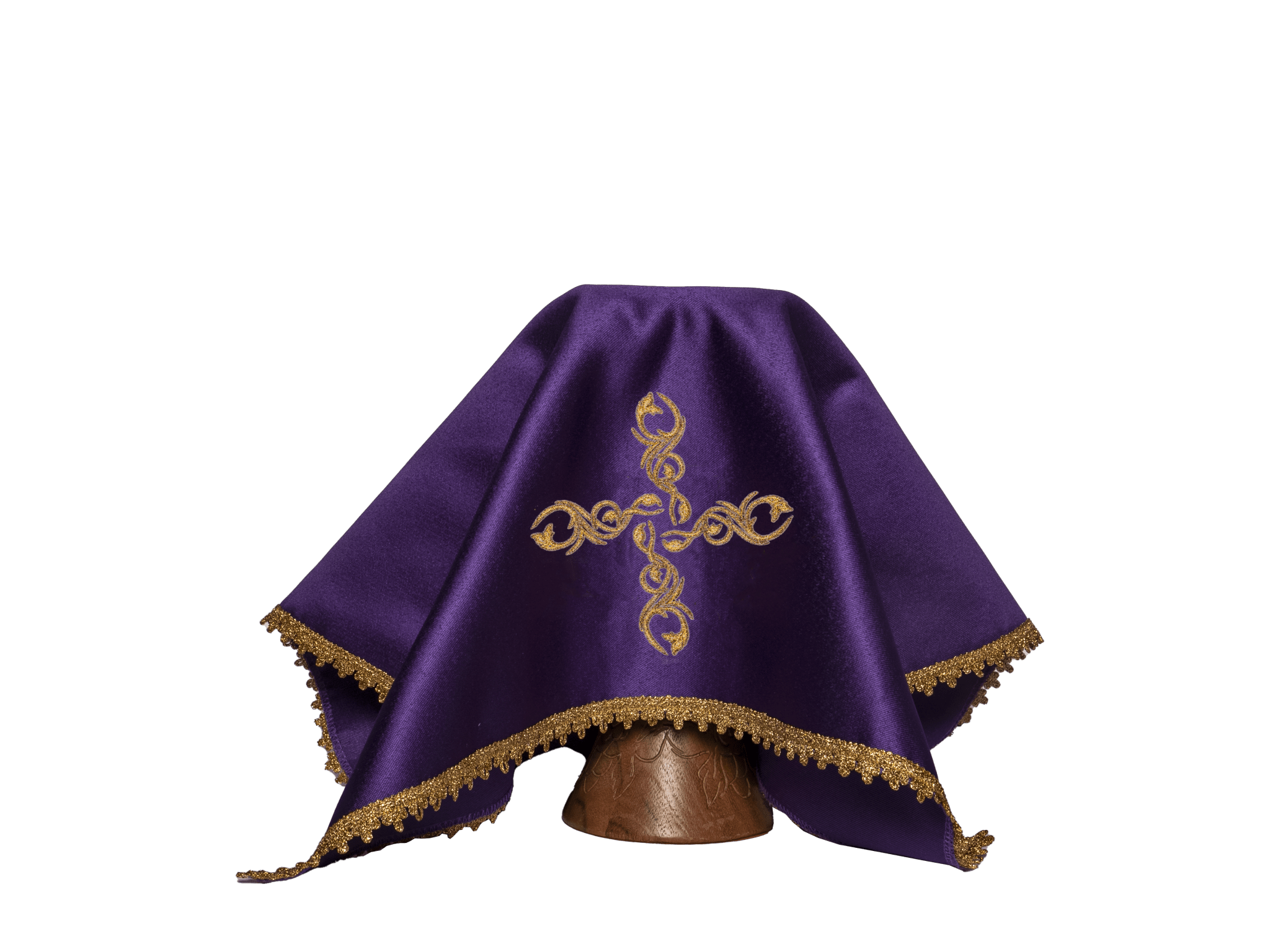 Zestaw welonów na kielich w czterech kolorach liturgicznych